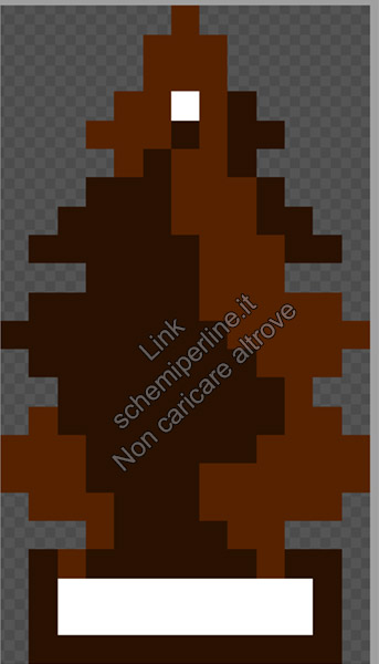 Arbre Magique fragranza leather schema perline da stirare pyssla 13x23