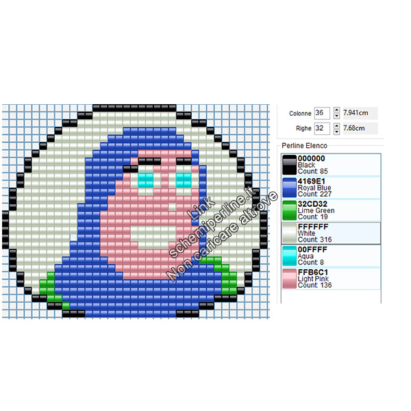 Buzz Lightyear di Toy Story schema pyssla hama beads gratis 36x32