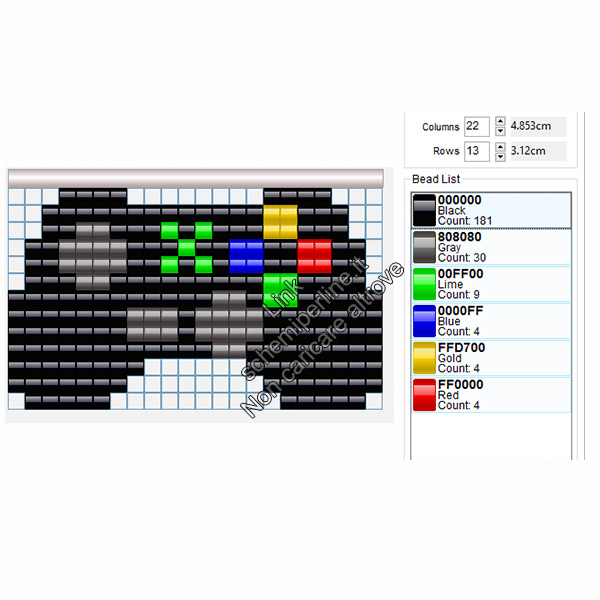 Controller della XBOX 360 schemi pyssla videogiochi 22x13
