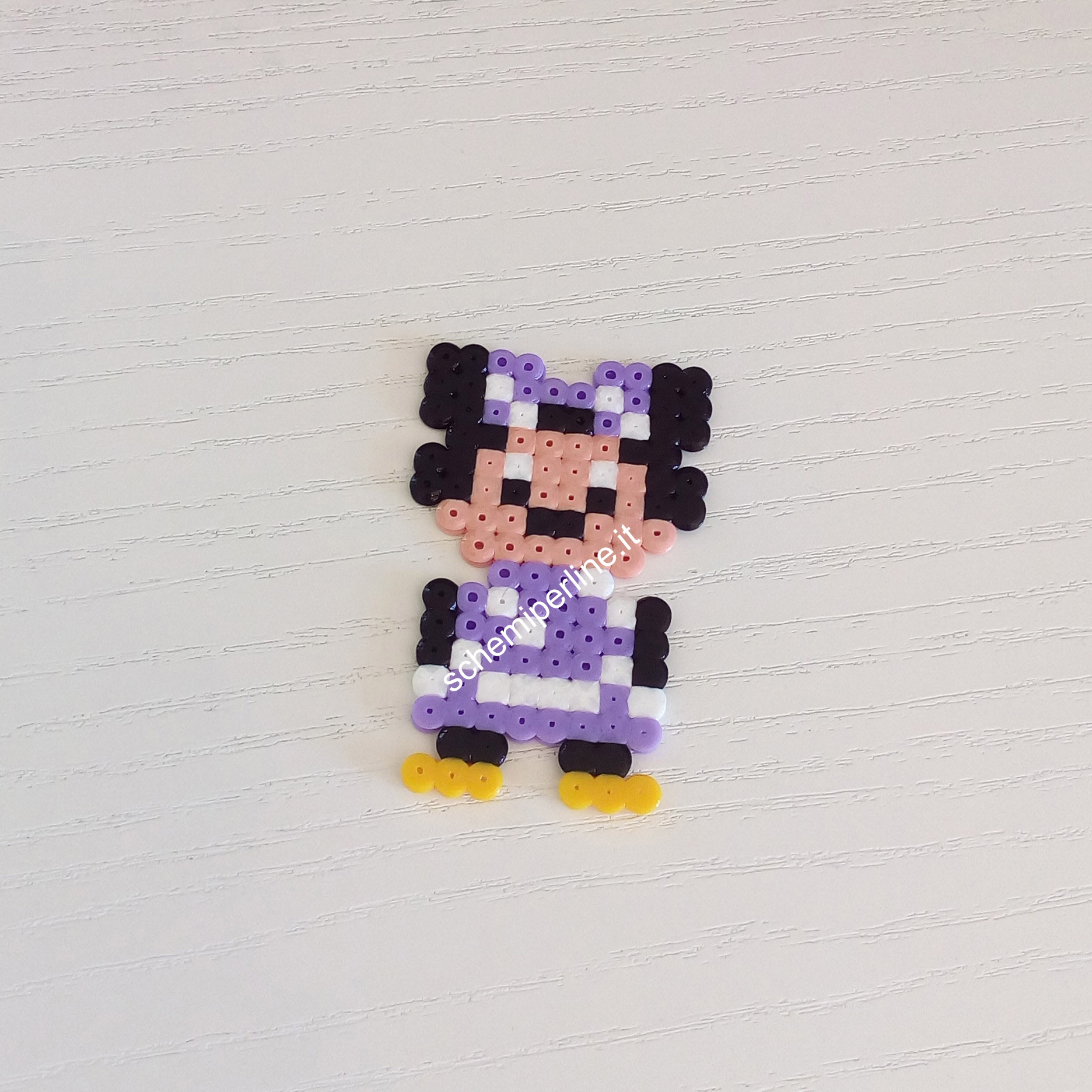 Disney Minnie foto lavoro Pyssla perline da stirare