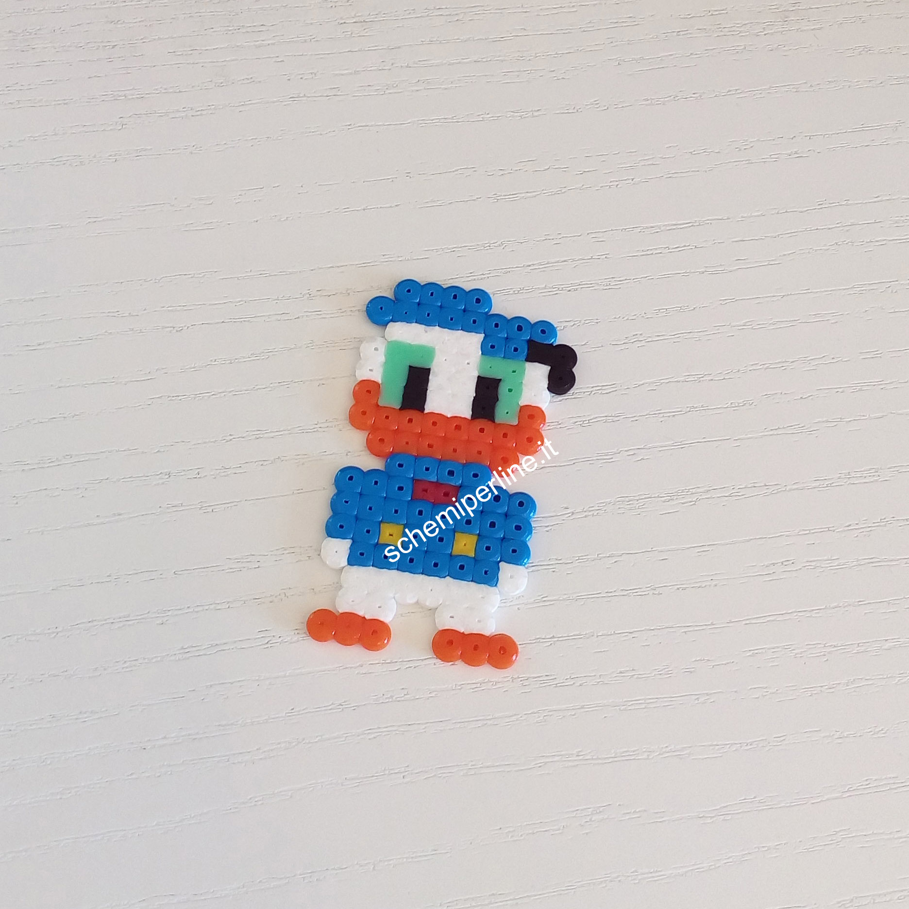 Disney Paperino foto lavoro Pyssla perline da stirare