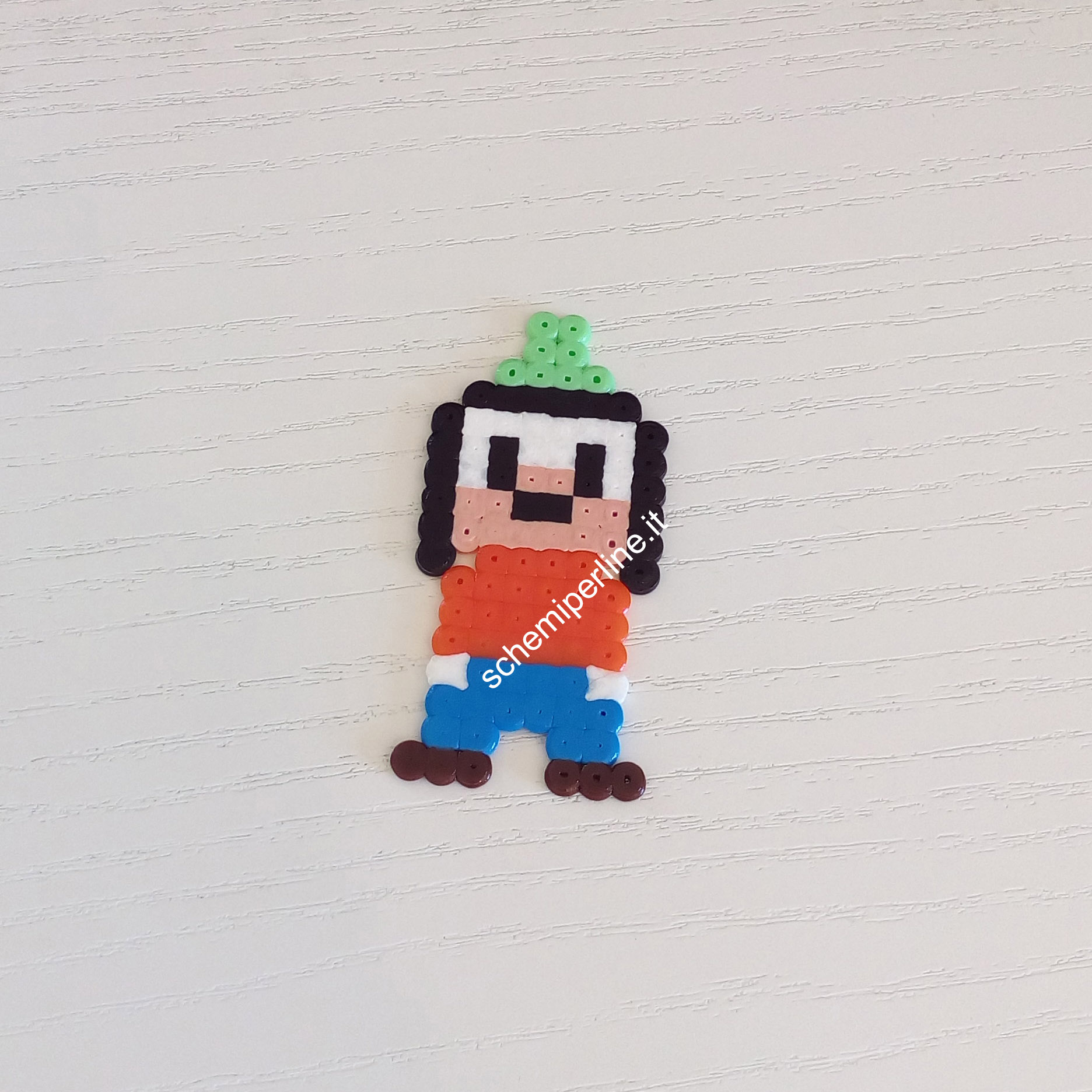 Disney Pippo foto lavoro Pyssla perline da stirare