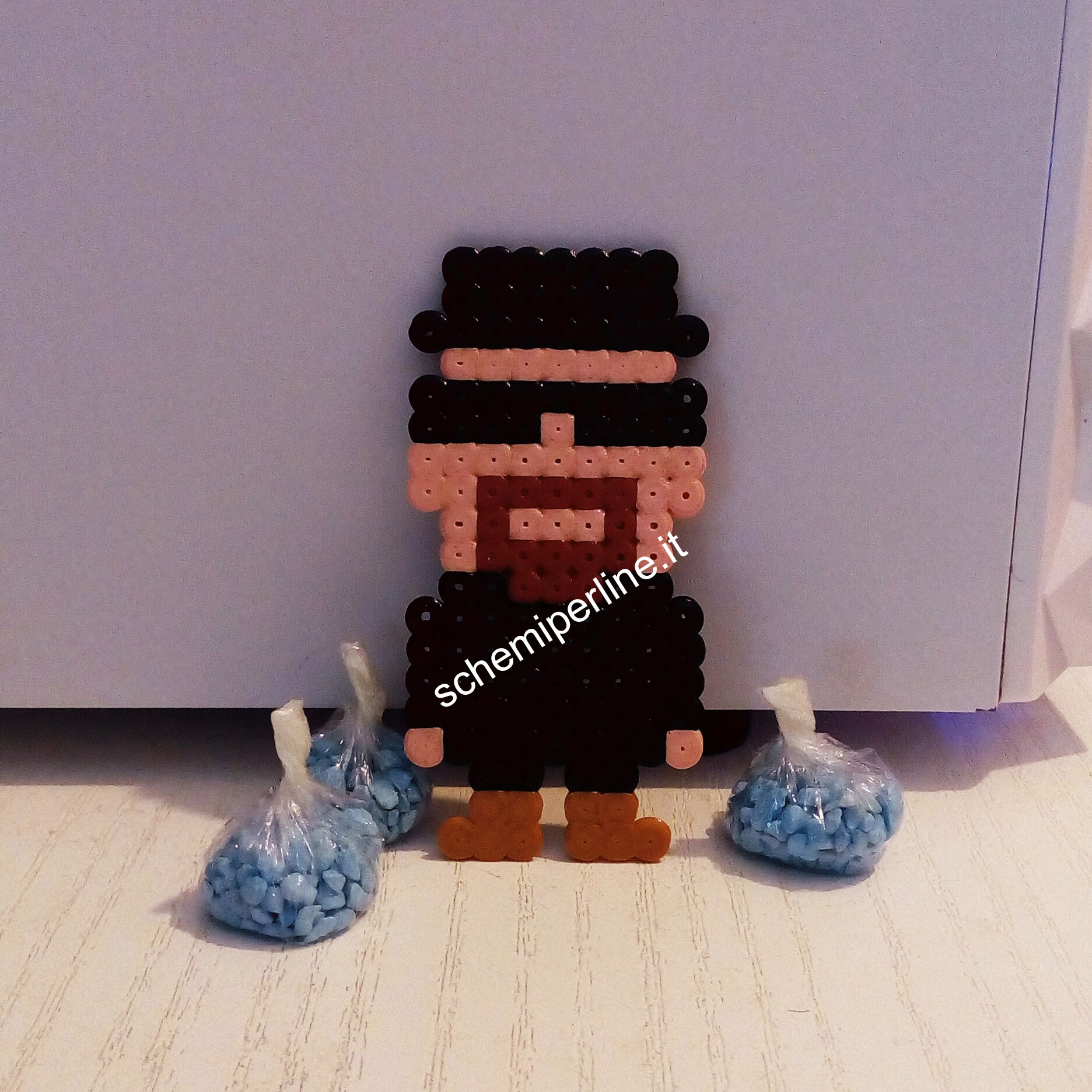 Heisenberg di Breaking Bad foto lavoro perline da stirare Pyssla 3