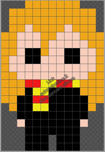 Hermione chibi personaggio Harry Potter schema perline da stiro Amazon Hama Beads Perler gratis 13x19