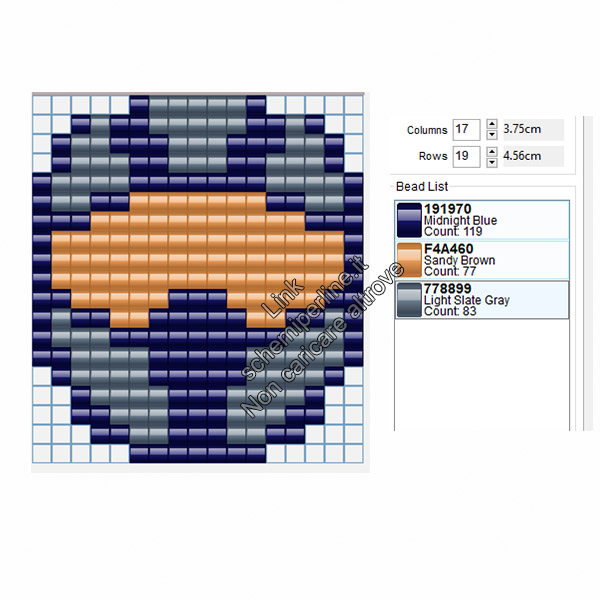 Il casco di Master Chief di Halo schema perline pyssla idea portachiavi 17x19