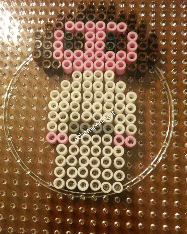 La Principessa Leila di Star Wars foto lavoro con le Hama Beads Pyssla