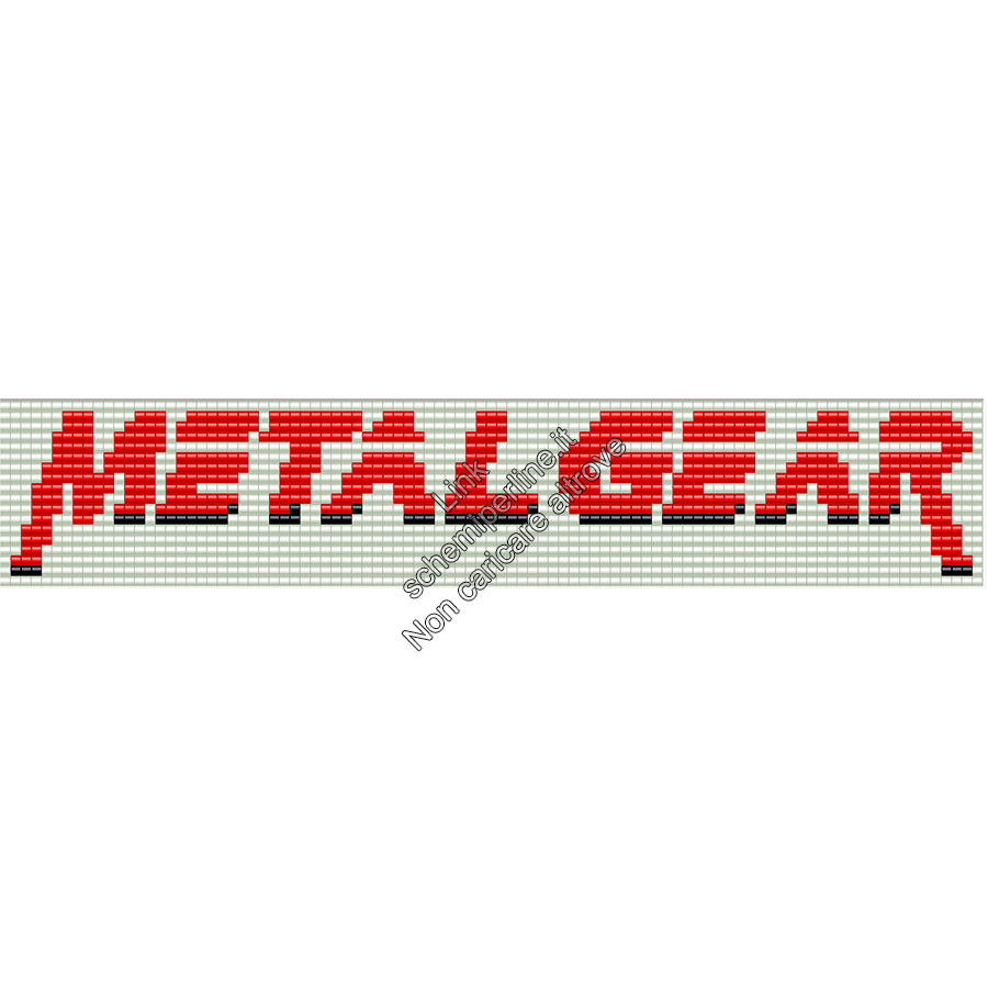Logo Metal Gear Solid MGS schema perline da stirare pyssla amazon tiger 95x18 4