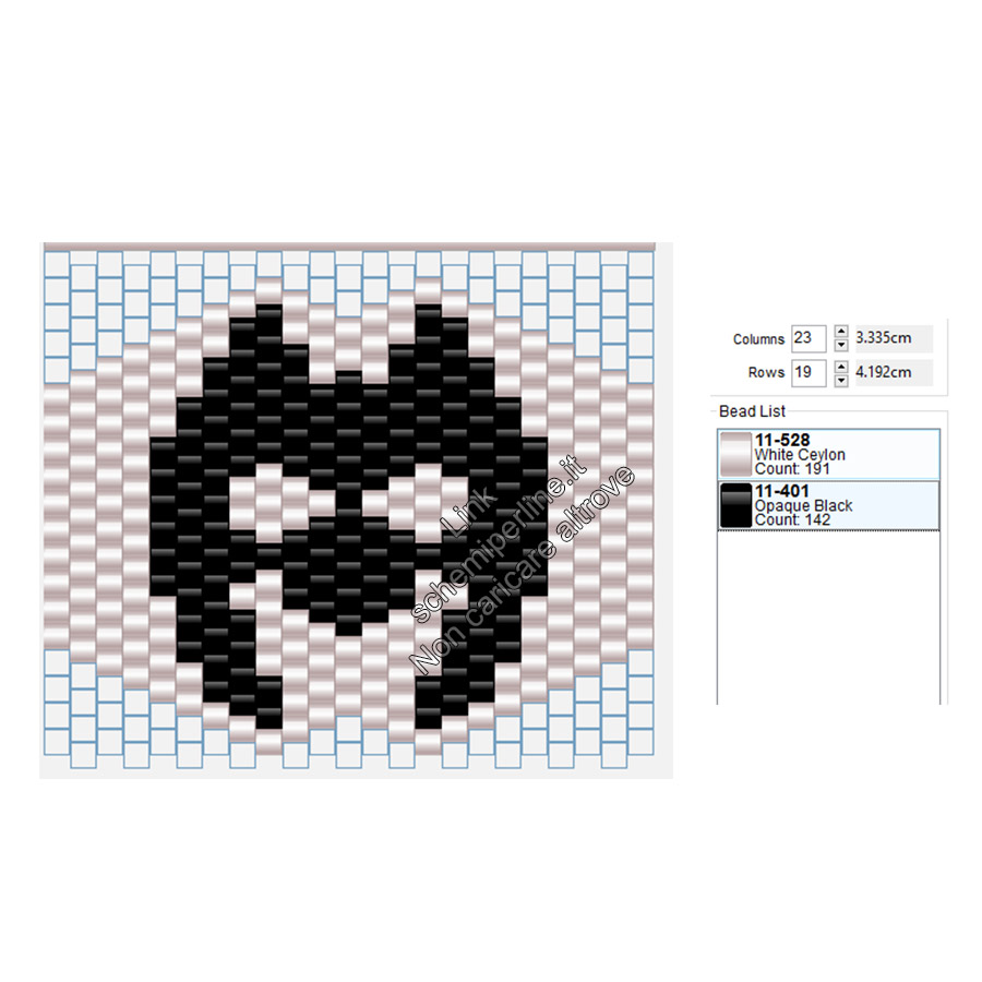 Maschera da indossare peyote brick stitch perline da stirare pyssla Batman