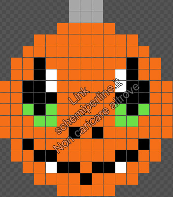 Pallina di Natale con le perline da stirare Pyssla Hama Beads Charmander