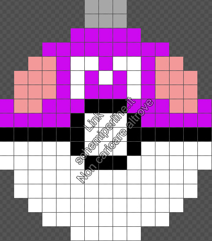 Pallina di Natale con le perline da stirare Pyssla Hama Beads Masterball