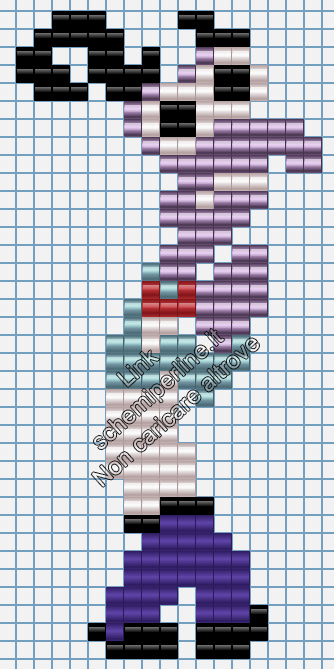 Paura di Disney Inside Out schema perline da stirare pyssla 17x36