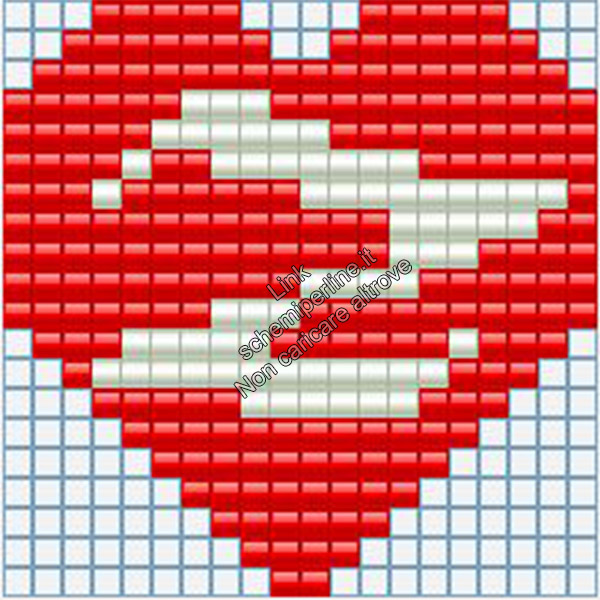 Portachiavi con iniziale schema pyssla hama beads 20x20 lettera Z