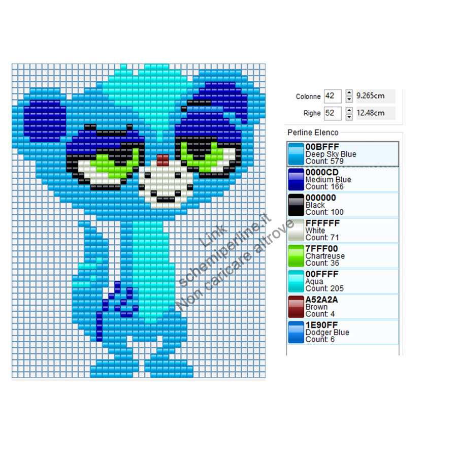 Sunil personaggio Littlest Pet Shop da fare con i Pyssla 42x52