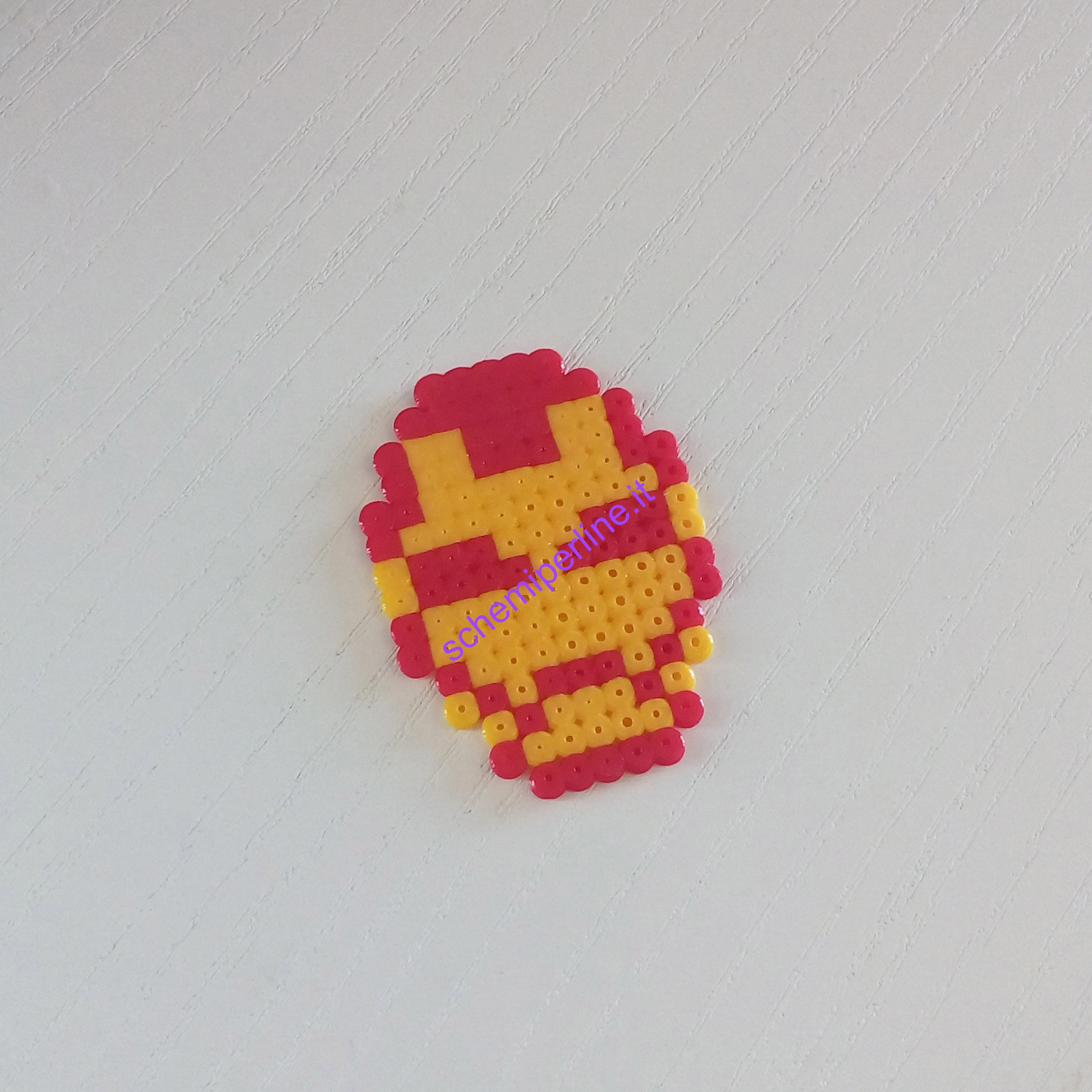 Supereroi con le Pyssla Hama Beads Ironman