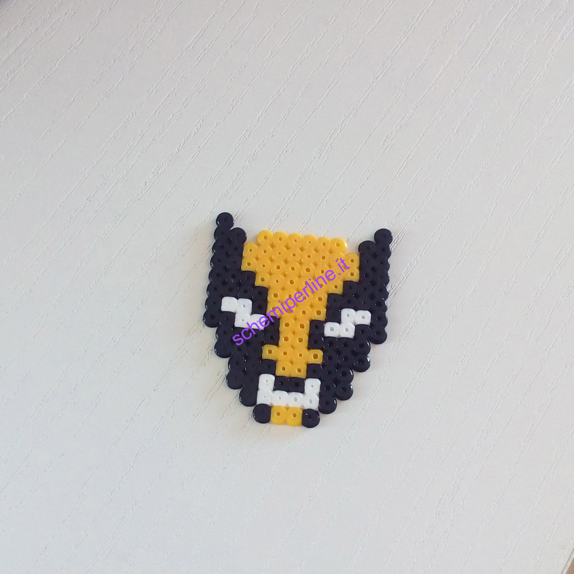 Supereroi con le Pyssla Hama Beads Wolverine