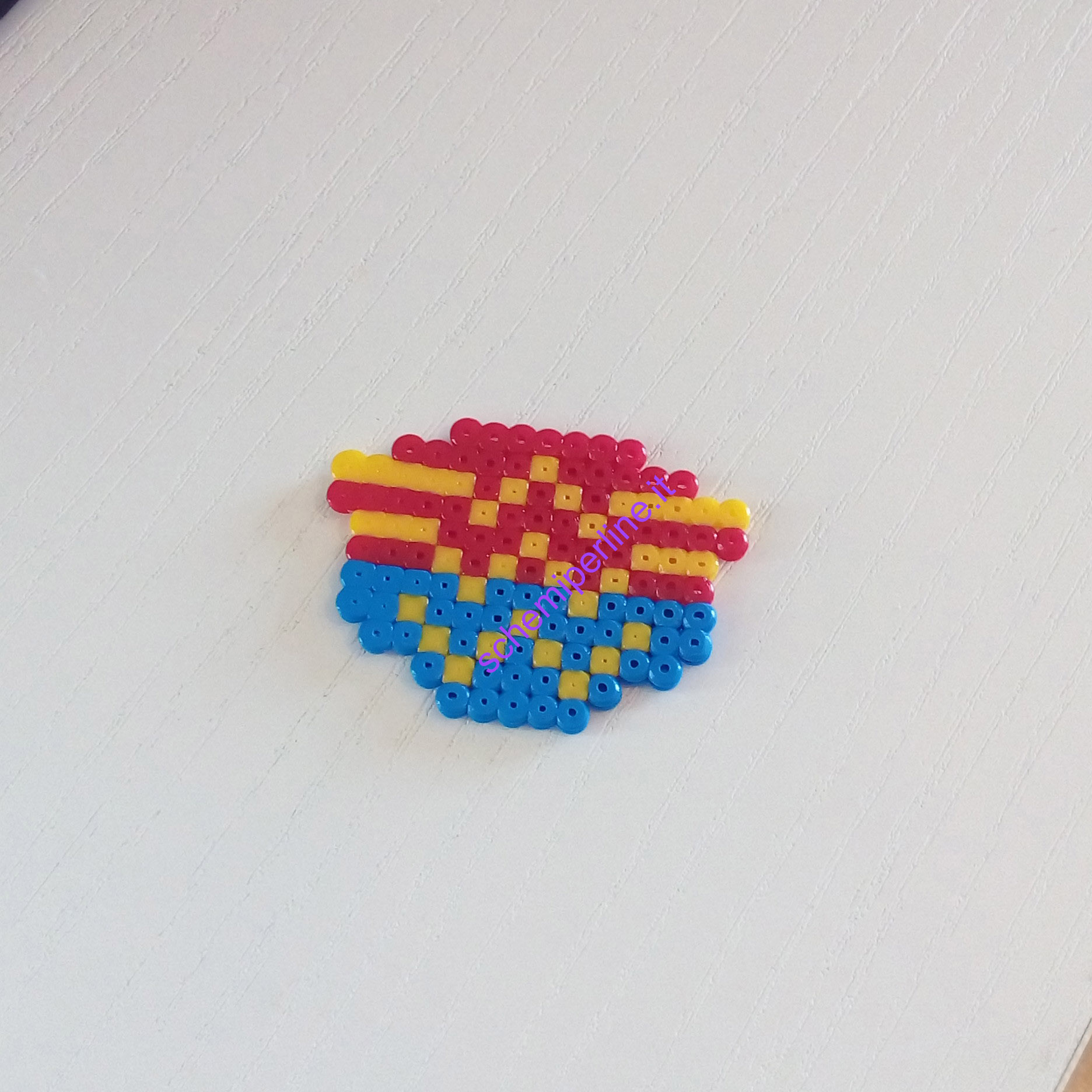 Supereroi con le Pyssla Hama Beads Wonder Woman